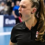 Lauren Bertolacci: malgré ses encouragements, la Suisse a été battue 3-0 KEYSTONE/JEAN-CHRISTOPHE BOTT